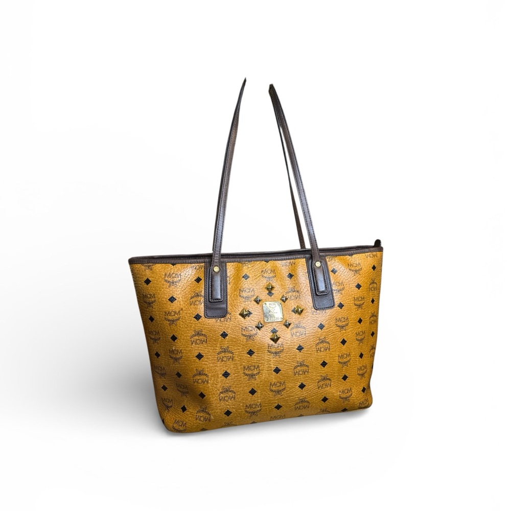 MCM GUC Women's Tan Tote Bag